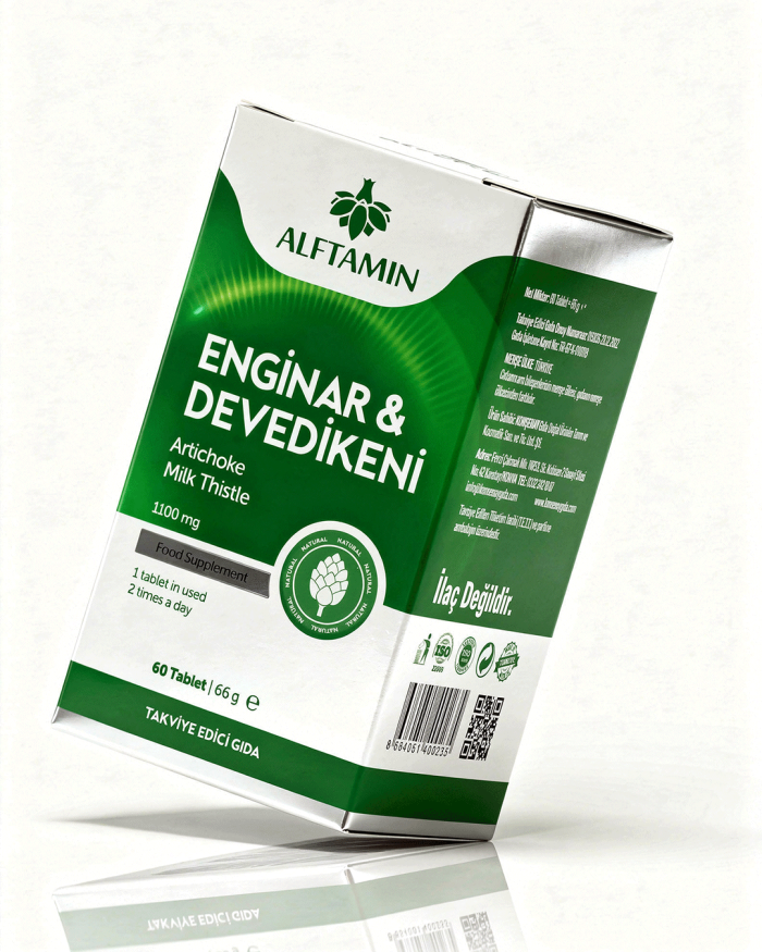 ALFTAMİN Enginar & Devedikeni 1100 Mg 60 Tablet - Görsel 4