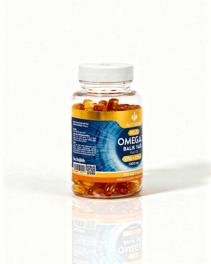 ALFTAMİN Plus Omega 3 EPA+DHA Balık Yağı 100 Softjel Kapsül - Görsel 4