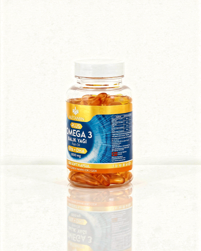 ALFTAMİN Plus Omega 3 EPA+DHA Balık Yağı 100 Softjel Kapsül - Görsel 3