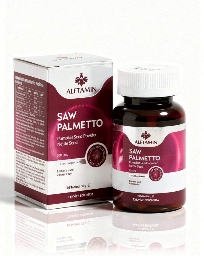 ALFTAMİN Saw Palmetto Takviye Edici Gıda 1000 Mg 60 Tablet - Görsel 2